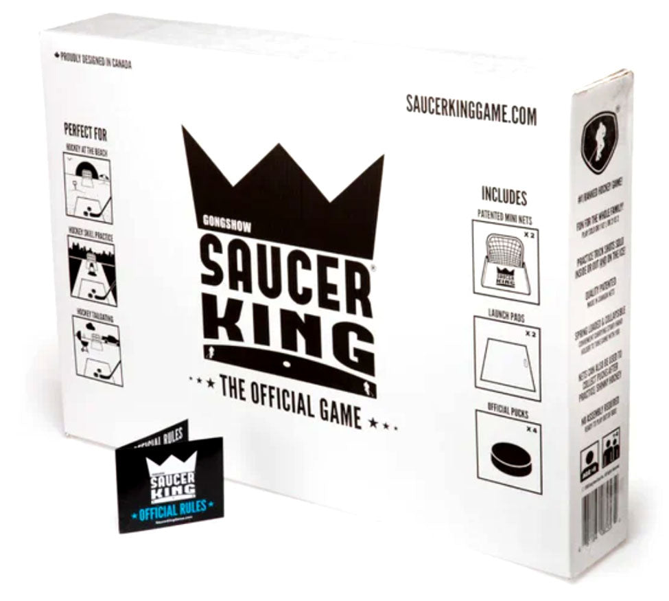 Saucer King Game Set | Hockey Sauce Passing Game & Training Kit. Free Shipping
